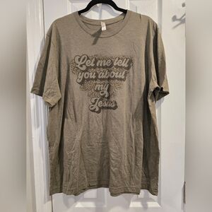 Beige Graphic T-Shirt